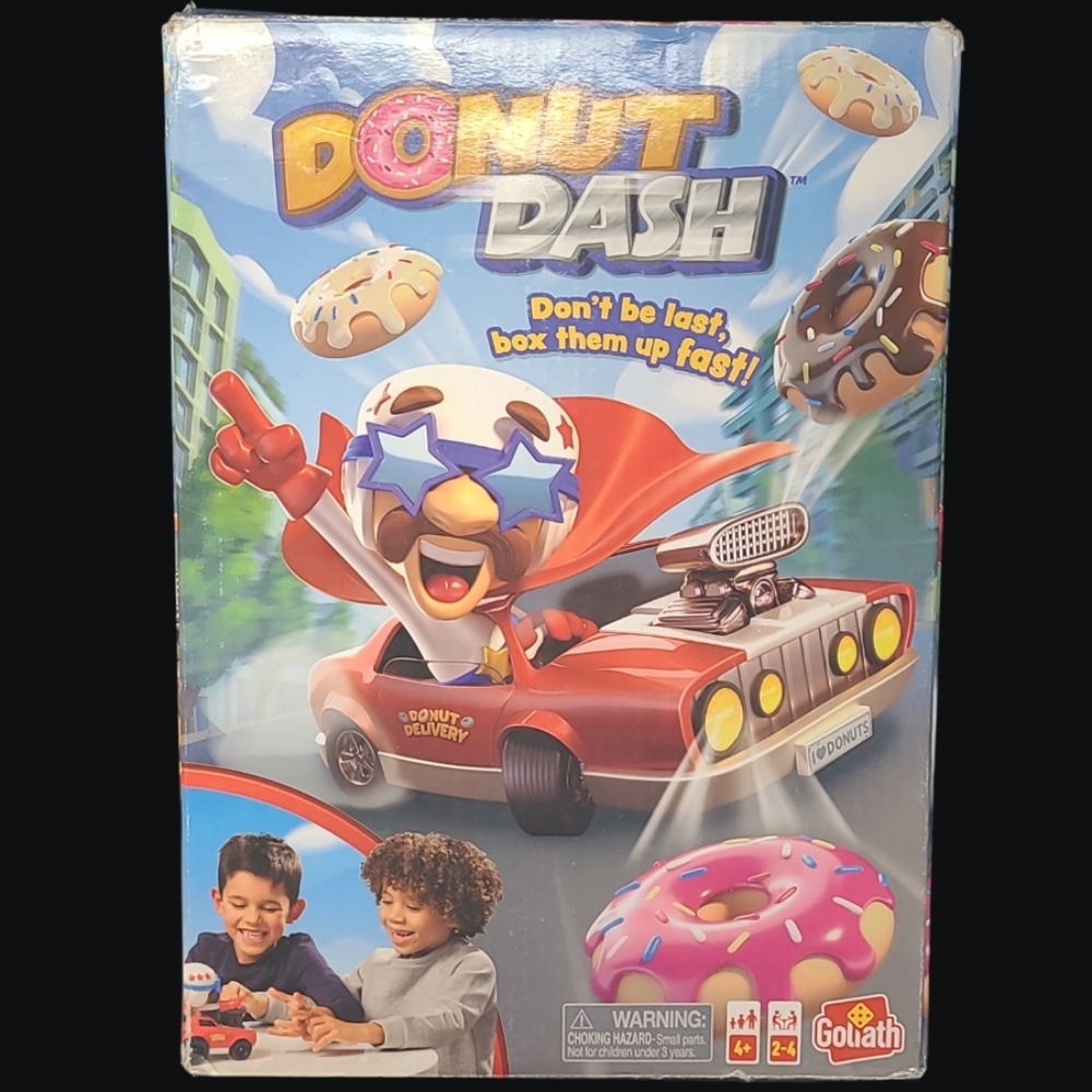 New Sealed In Box Goliath-Donut Dash Kids Game "Don't Be Last, Box Them …